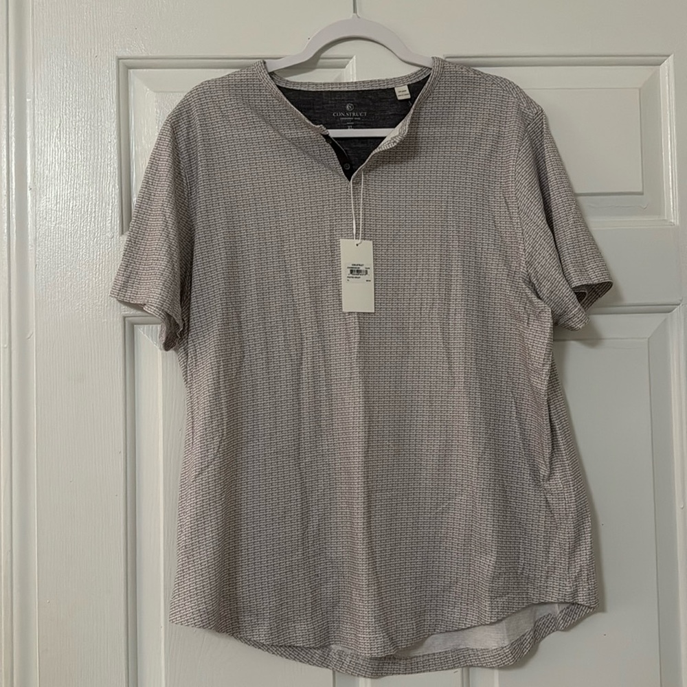 Nwt Xl Construct Short Patterned Short Sleeve - image 1